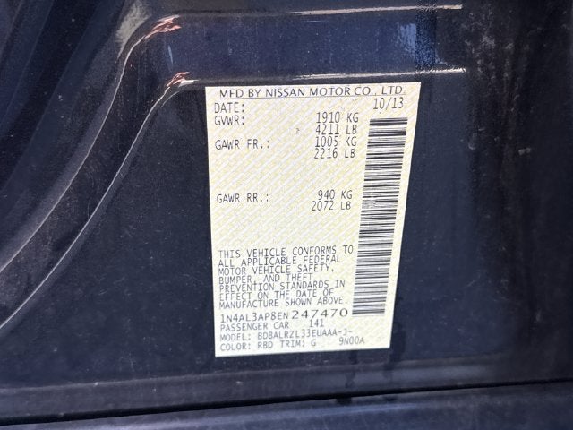2014 Nissan Altima 2.5 S