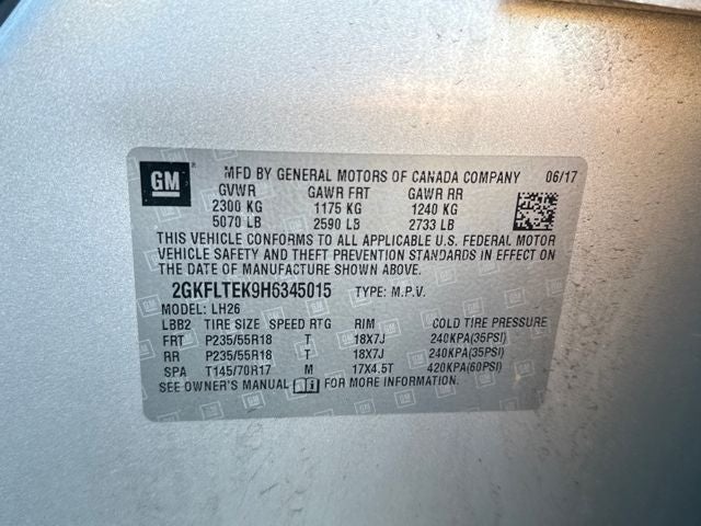 2017 GMC Terrain SLE-2