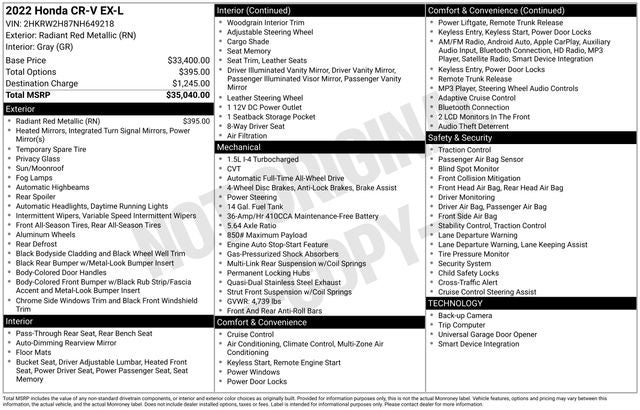 2022 Honda CR-V EX-L