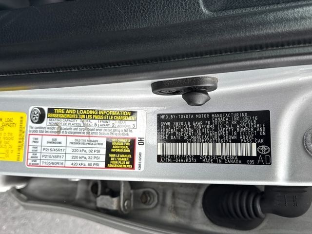 2016 Toyota Corolla S Plus