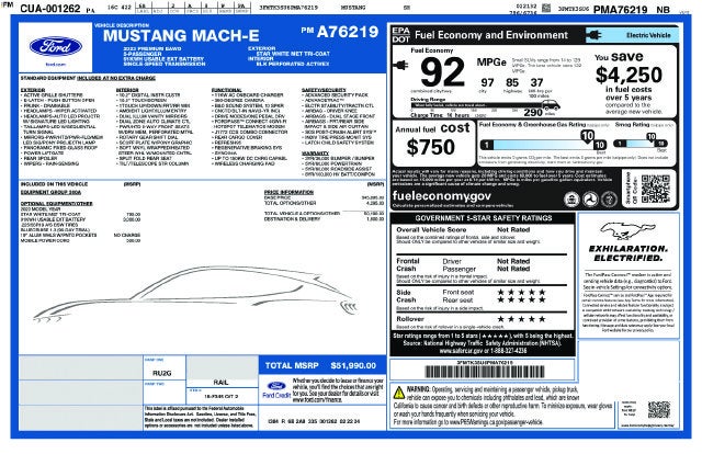 2023 Ford Mustang Mach-E Premium
