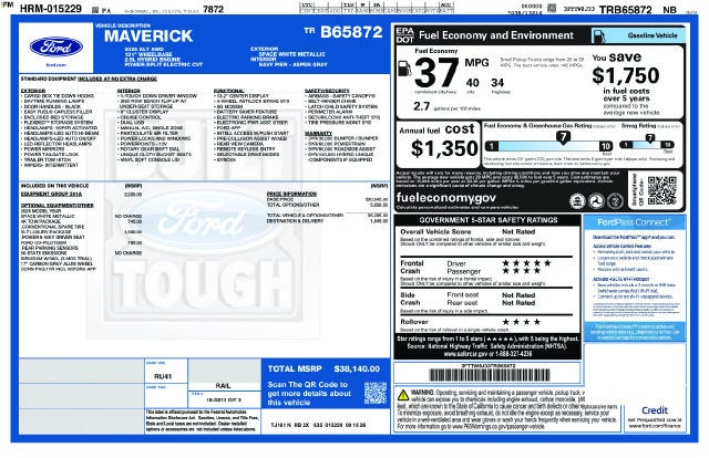 2026 Ford Maverick XLT