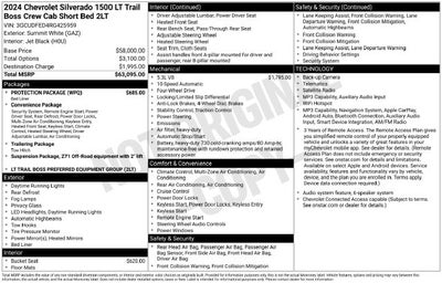 2024 Chevrolet Silverado 1500 LT Trail Boss