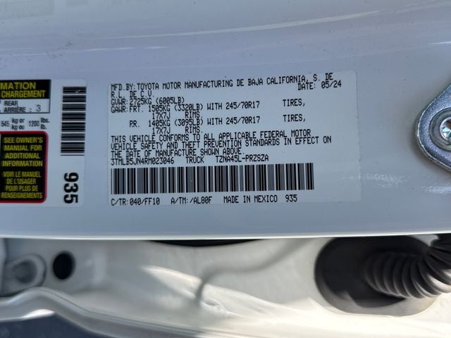 2024 Toyota Tacoma SR5