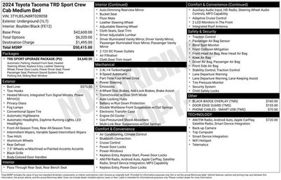 2024 Toyota Tacoma TRD Sport
