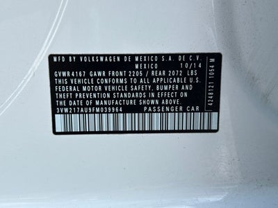 2015 Volkswagen Golf TSI SEL 4-Door