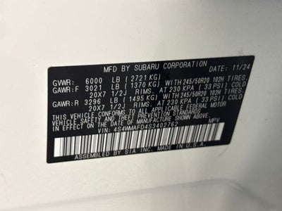 2025 Subaru Ascent Onyx Edition