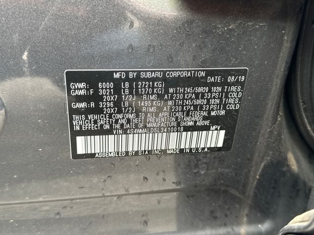 2020 Subaru Ascent Limited
