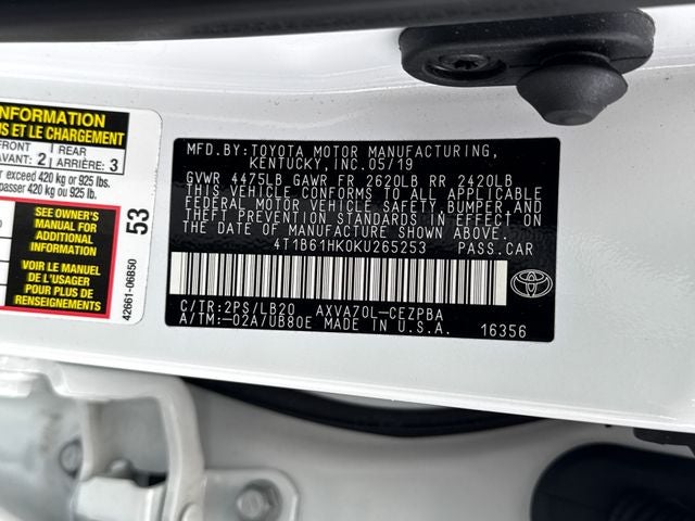 2019 Toyota Camry XSE