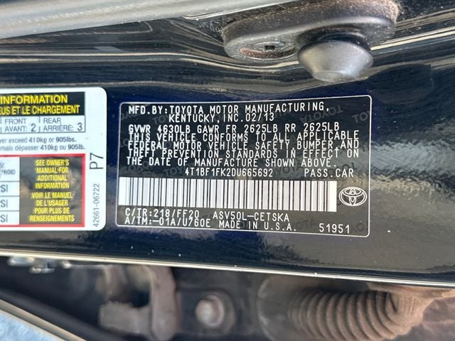 2013 Toyota Camry SE