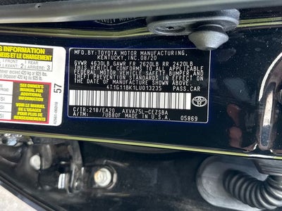 2020 Toyota AWD Camry SE