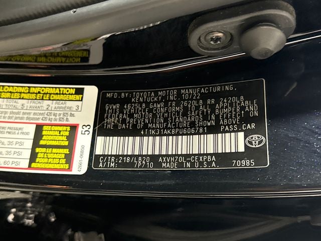 2023 Toyota Camry Hybrid XSE