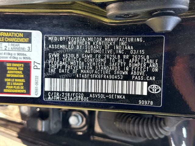 2015 Toyota Camry LE
