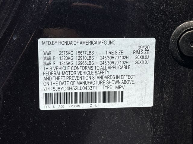 2020 Acura MDX Technology SH-AWD