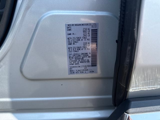 2022 Nissan Pathfinder Platinum