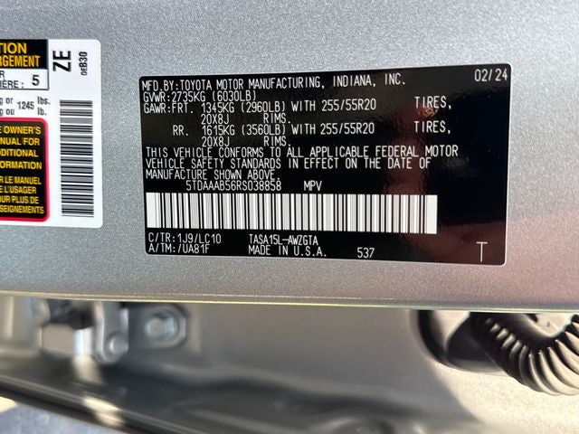 2024 Toyota Grand Highlander Limited
