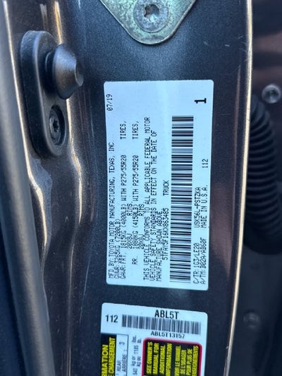 2019 Toyota Tundra Platinum 5.7L V8
