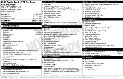 2021 Toyota Tundra TRD Pro