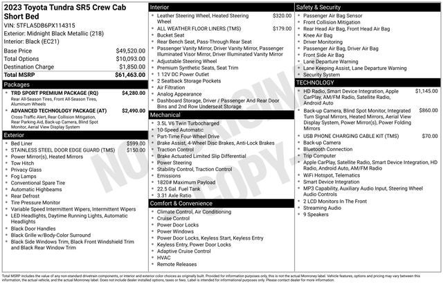 2023 Toyota Tundra SR5