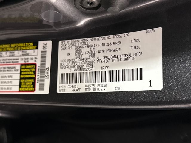 2025 Toyota Tundra Limited
