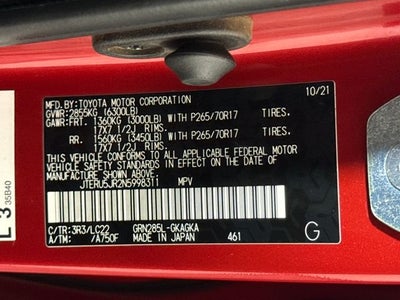 2022 Toyota 4Runner TRD Off-Road Premium