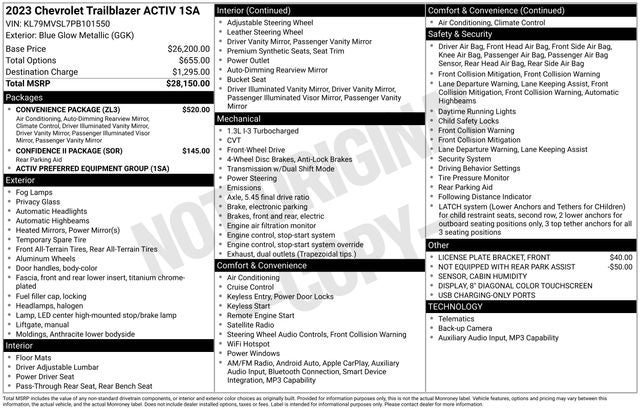 2023 Chevrolet TrailBlazer ACTIV