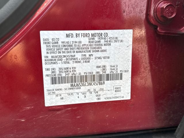 2022 Ford EcoSport SE
