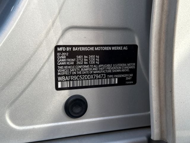 2013 BMW 5 Series 550i