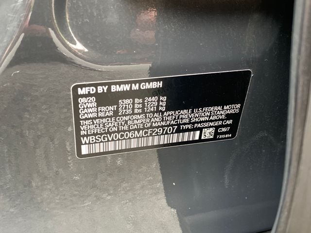 2021 BMW M8 Base