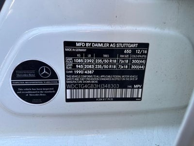 2017 Mercedes-Benz GLA GLA 250 4MATIC®